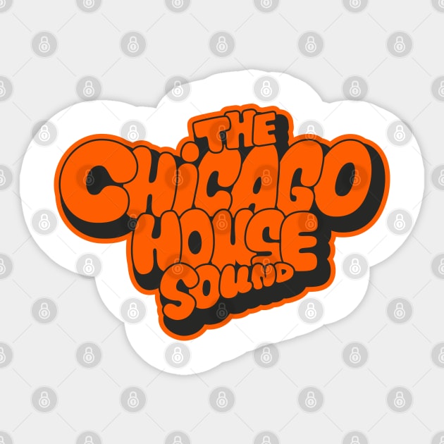 Chicago house Sound - Chicago House Music Sticker by Boogosh